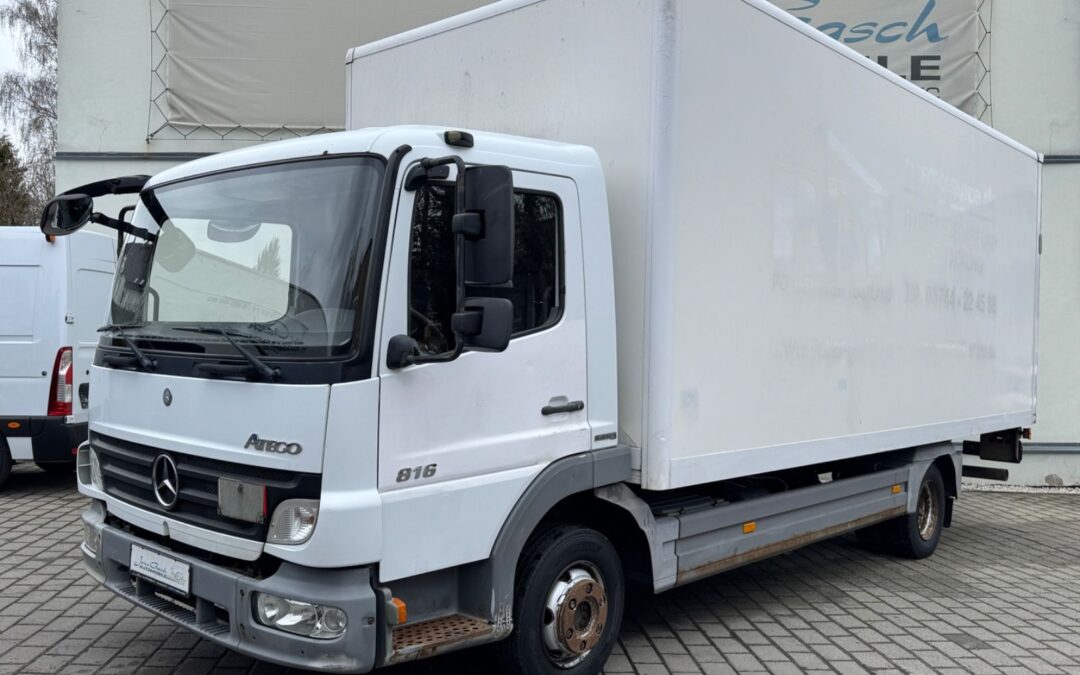 Mercedes-Benz Atego 816 (3-Sitze) Koffer / LBW